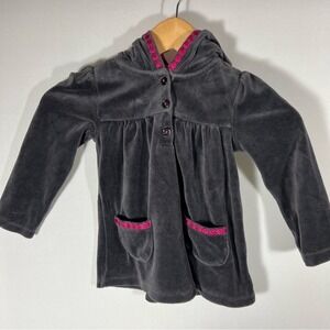 GYMBOREE Toddler Hooded Velour Top Size 4T